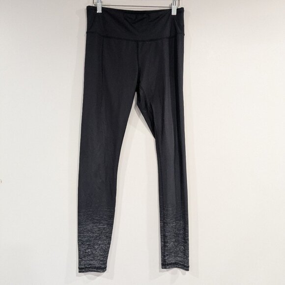 Joe Fresh Ombre Spandex Leggings Black Grey Size Medium - Picture 1 of 5